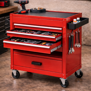 SteelPro 3-Tier Mobile Tool Cart